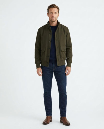 Cloppenburg Mode - Ribin | Geknöpft Gerippt Jacke Herren