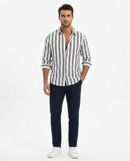 Cloppenburg Mode - Liwom | Gestreiftes Langärmliges Hemd Herren
