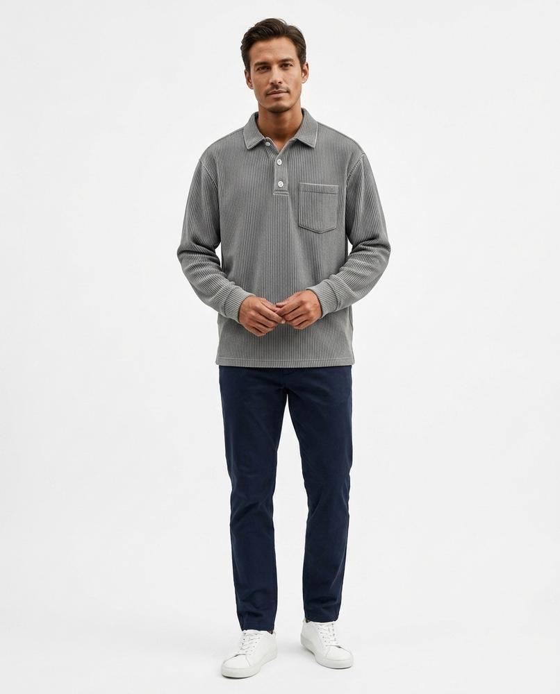 Cloppenburg Mode - Aetad | Langärmliges Geripptes Shirt Herren