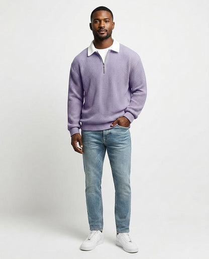 Cloppenburg Mode - Dugem | Gewaffelt Langärmelig Pullover Herren