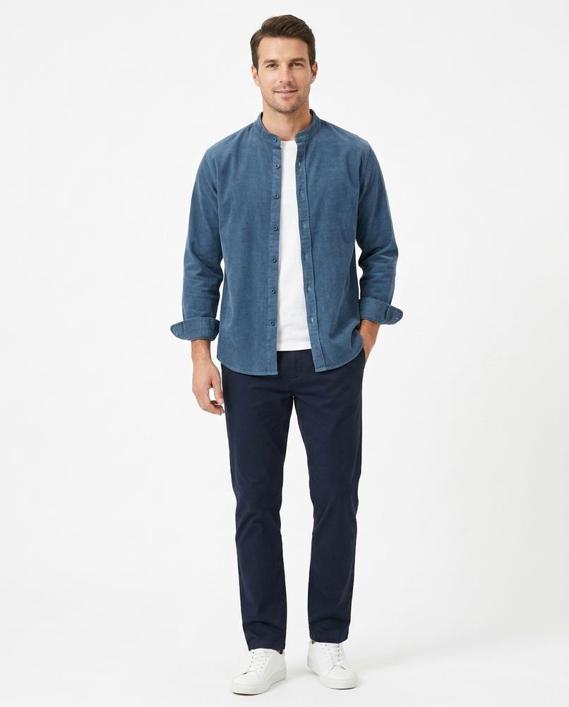 Cloppenburg Mode - Mepit | Stehkragen Cord Hemd Herren