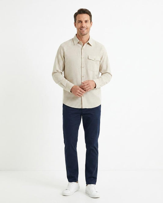 Cloppenburg Mode - Nabir | Gestreiftes Strukturiertes Hemd Unisex