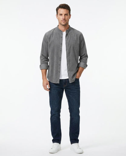 Cloppenburg Mode - Mepit | Stehkragen Cord Hemd Herren