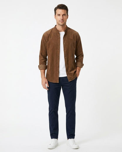 Cloppenburg Mode - Mepit | Stehkragen Cord Hemd Herren