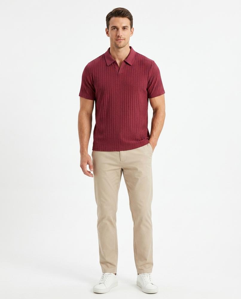 Cloppenburg Mode - Nases | Geripptes Kurzärmliges Shirt Herren