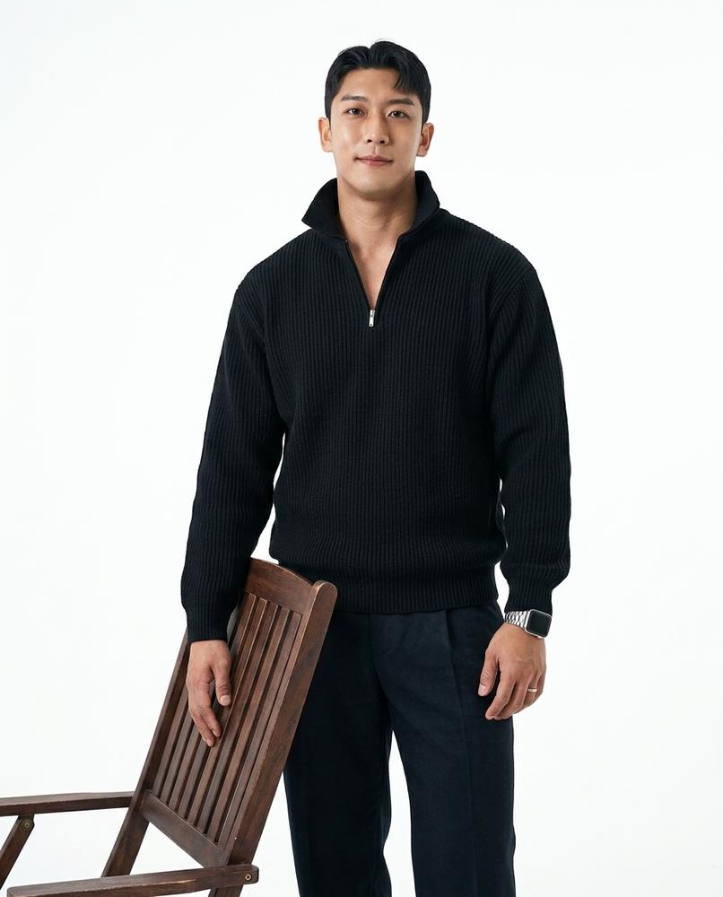 Cloppenburg Mode - Rikad | Gerippt Langärmlig Pullover Herren