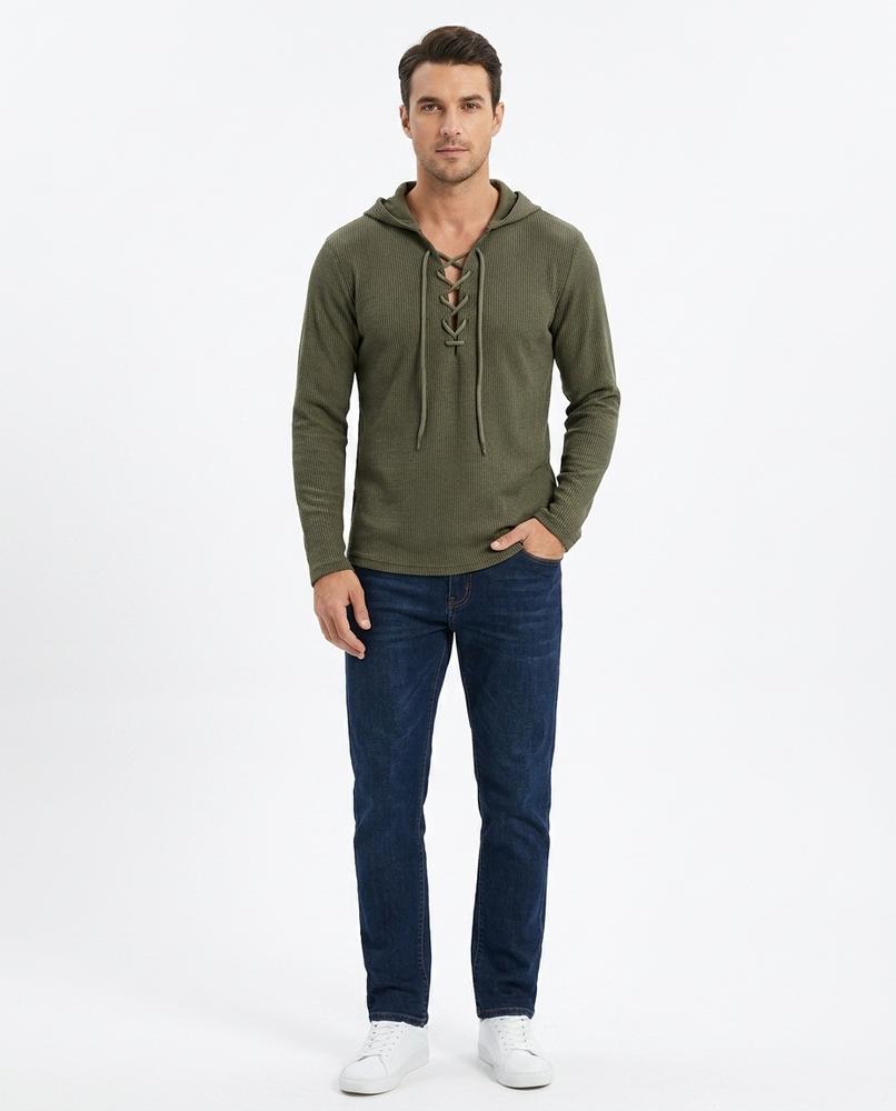 Cloppenburg Mode - Dupiv | Strukturiert Geschnürt Hoodie Herren