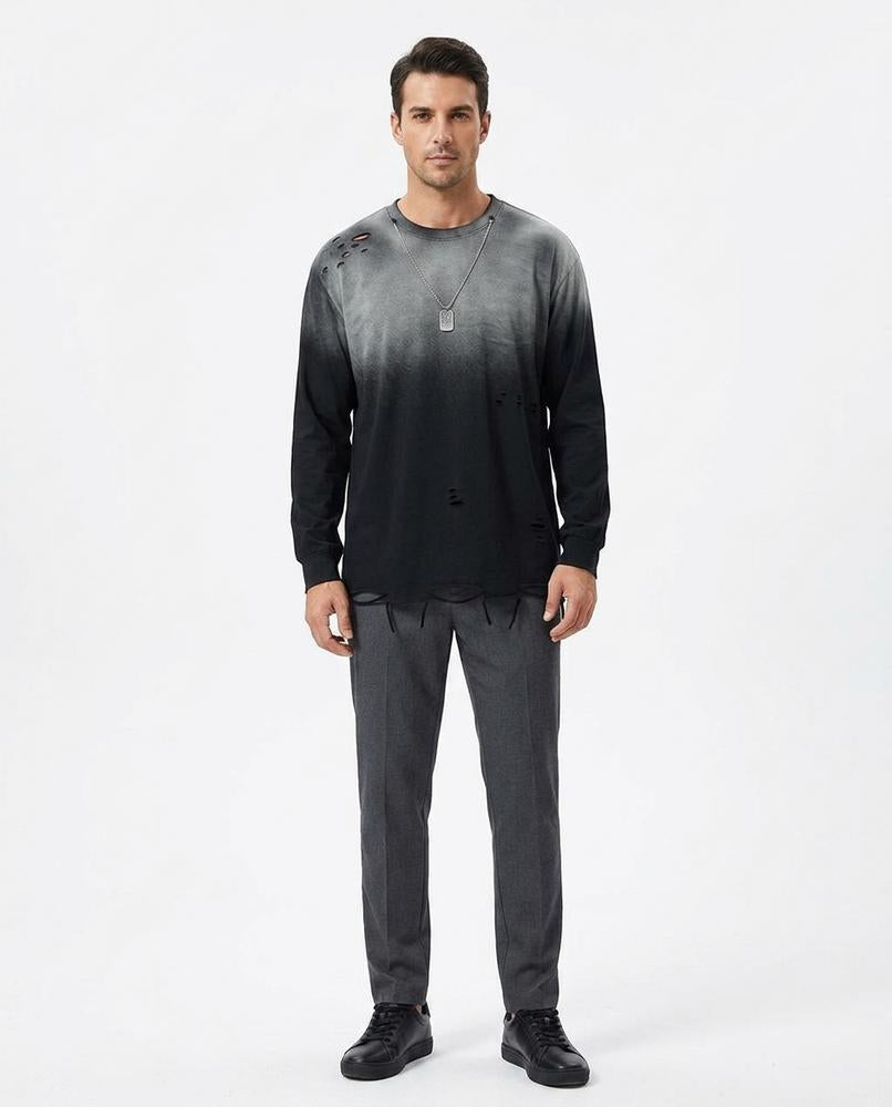 Cloppenburg Mode - Vopat | Farbverlaufendes Zerrissenes Sweatshirt Unisex