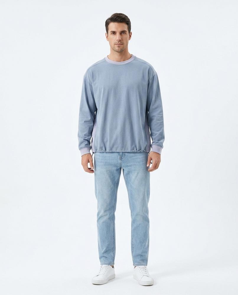 Cloppenburg Mode - Kudus | Locker Geschnittenes Kontrastfarbenes Sweatshirt Unisex