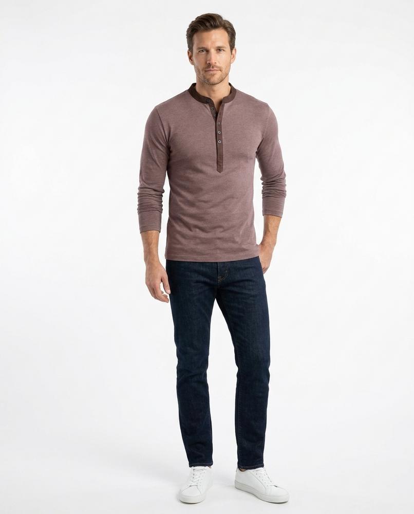 Cloppenburg Mode - Aired | Tailliertes Henley Shirt Herren