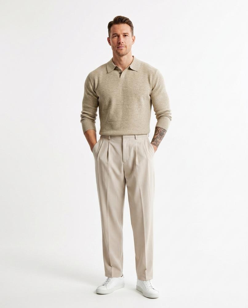 Cloppenburg Mode - Manus | Gerippt Langärmlig Pullover Herren