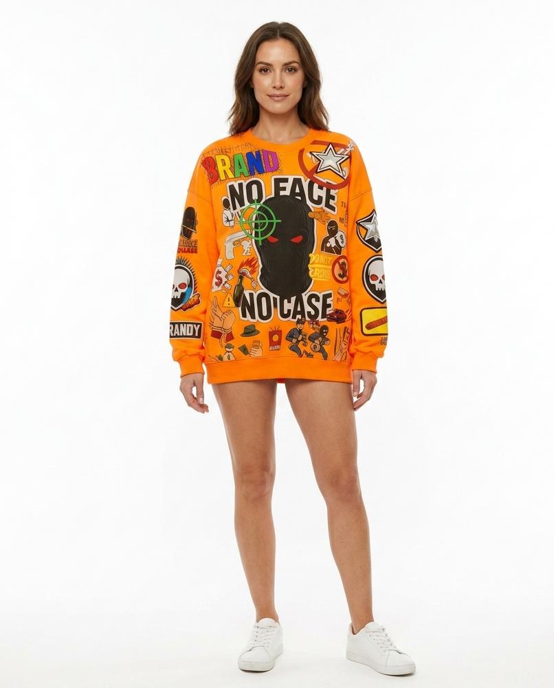 Cloppenburg Mode - Duzov | Bedruckt Appliziert Sweatshirt Unisex