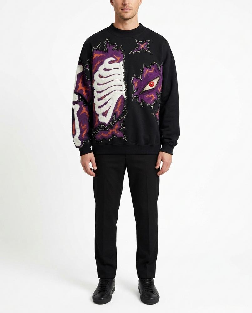 Cloppenburg Mode - Muhon | Appliziertes Besticktes Sweatshirt Unisex