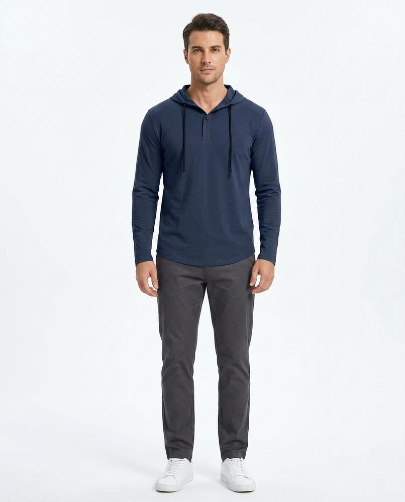 Cloppenburg Mode - Vimuk | Langärmliger Geknöpfter Hoodie Herren