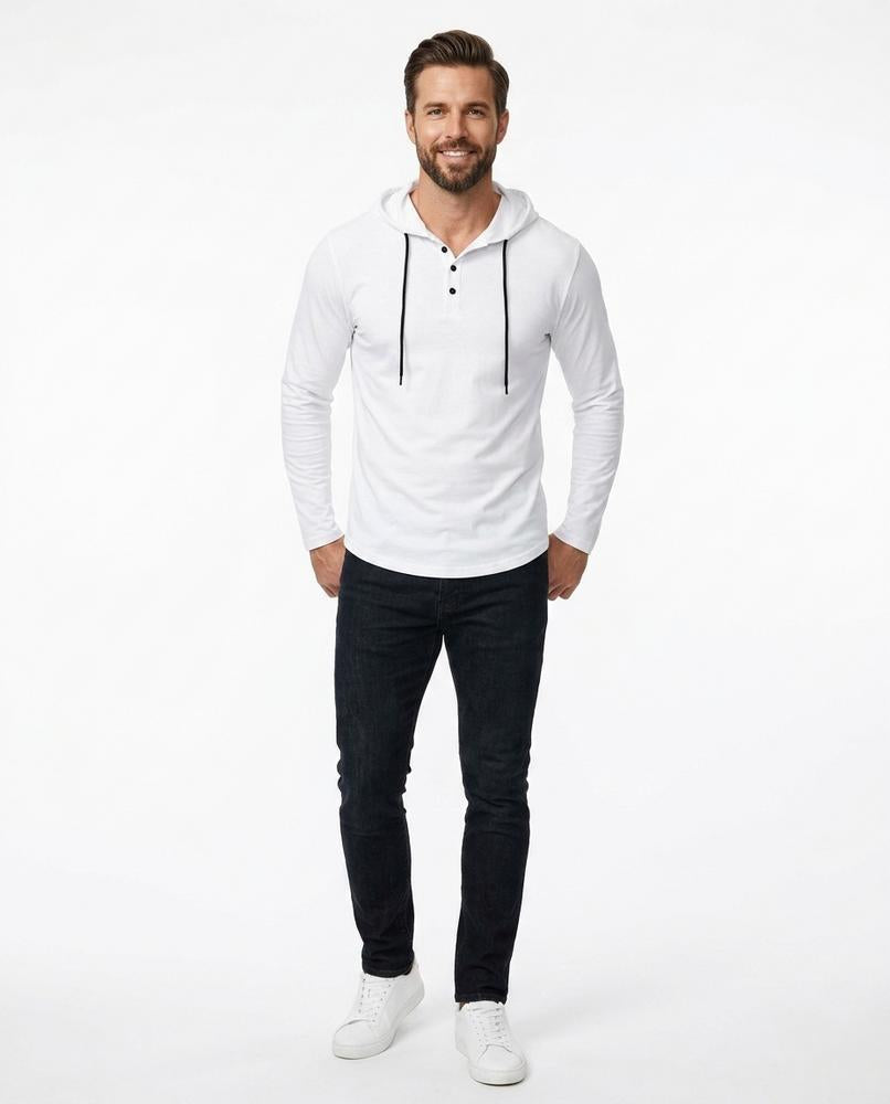 Cloppenburg Mode - Vimuk | Langärmliger Geknöpfter Hoodie Herren