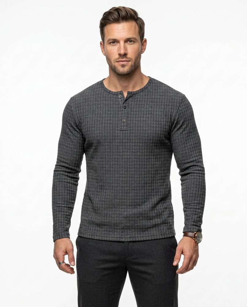 Cloppenburg Mode - Limon | Strukturiertes Langärmliges Shirt Herren