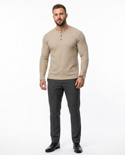 Cloppenburg Mode - Limon | Strukturiertes Langärmliges Shirt Herren