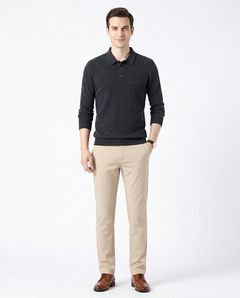 Cloppenburg Mode - Mikot | Melierter Geknöpfter Pullover Herren