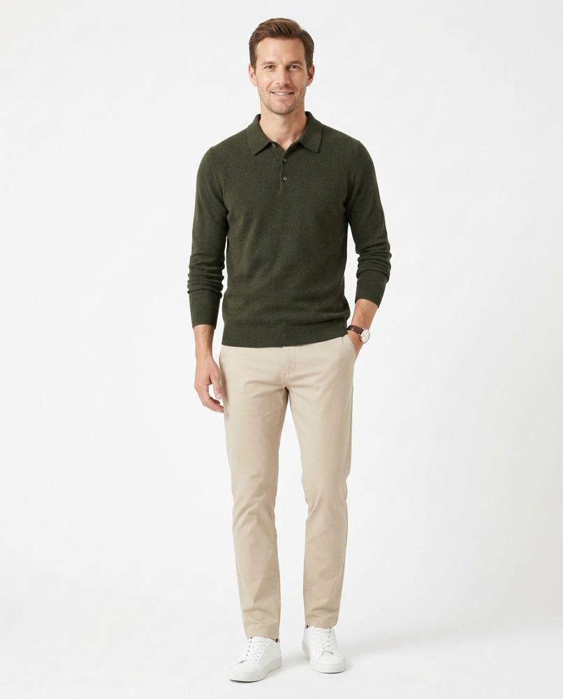 Cloppenburg Mode - Mikot | Melierter Geknöpfter Pullover Herren