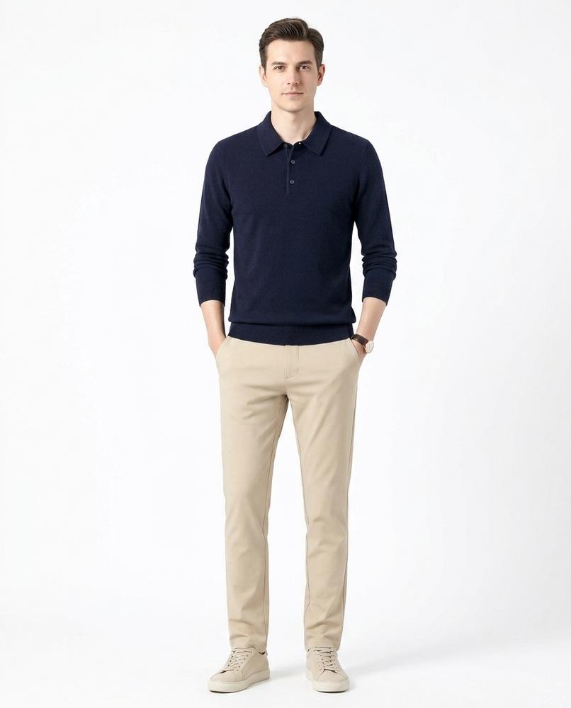 Cloppenburg Mode - Mikot | Melierter Geknöpfter Pullover Herren