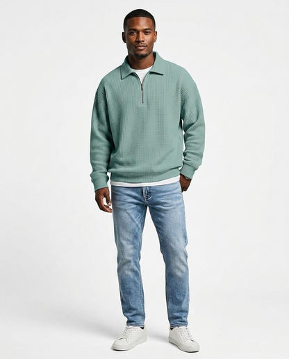Cloppenburg Mode - Yetil | Langärmliger Waffelstrick Pullover Herren