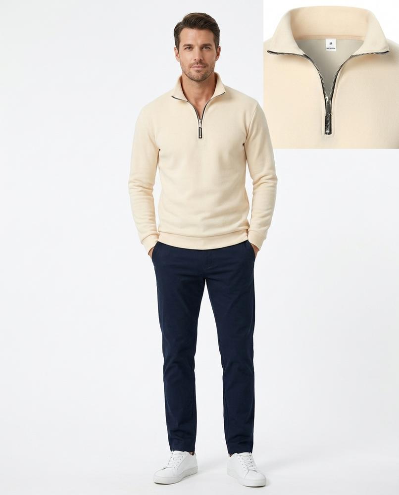 Cloppenburg Mode - Cetus | Strukturiert Hochschließend Pullover Herren