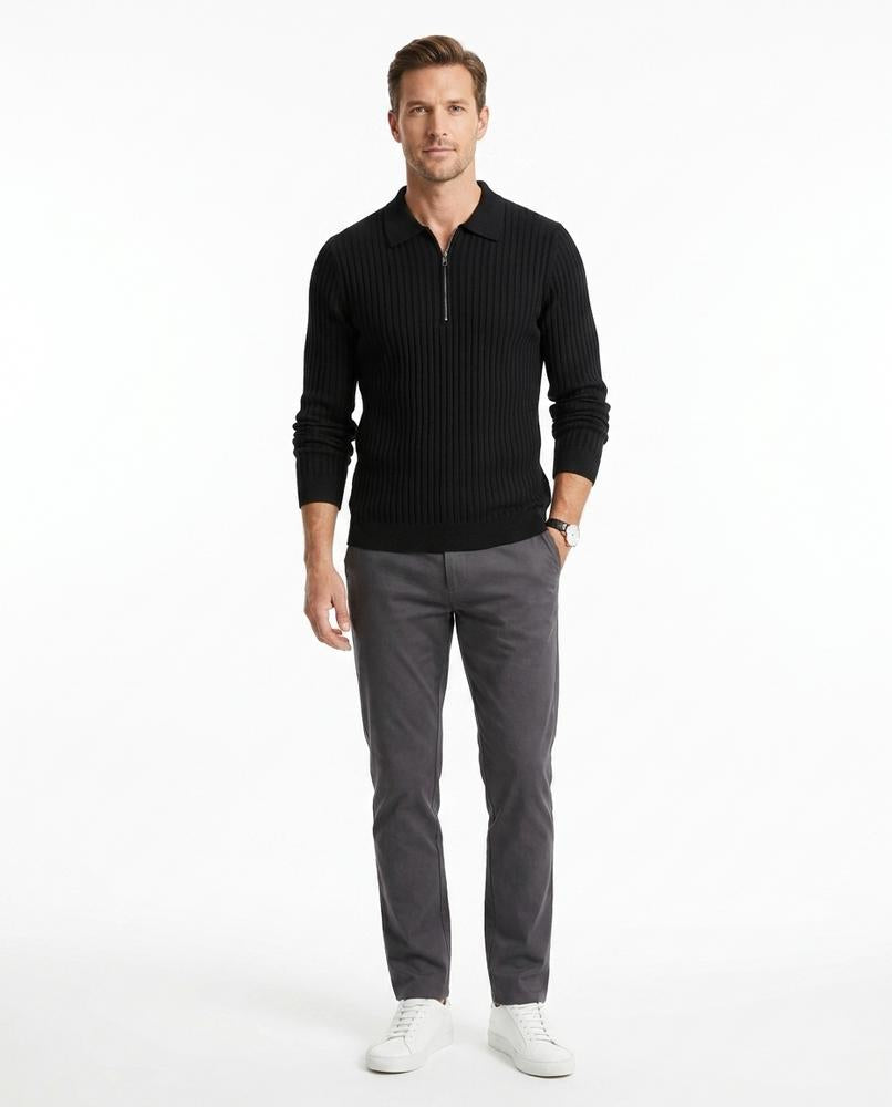 Cloppenburg Mode - Zeluk | Gerippt Langärmelig Pullover Herren