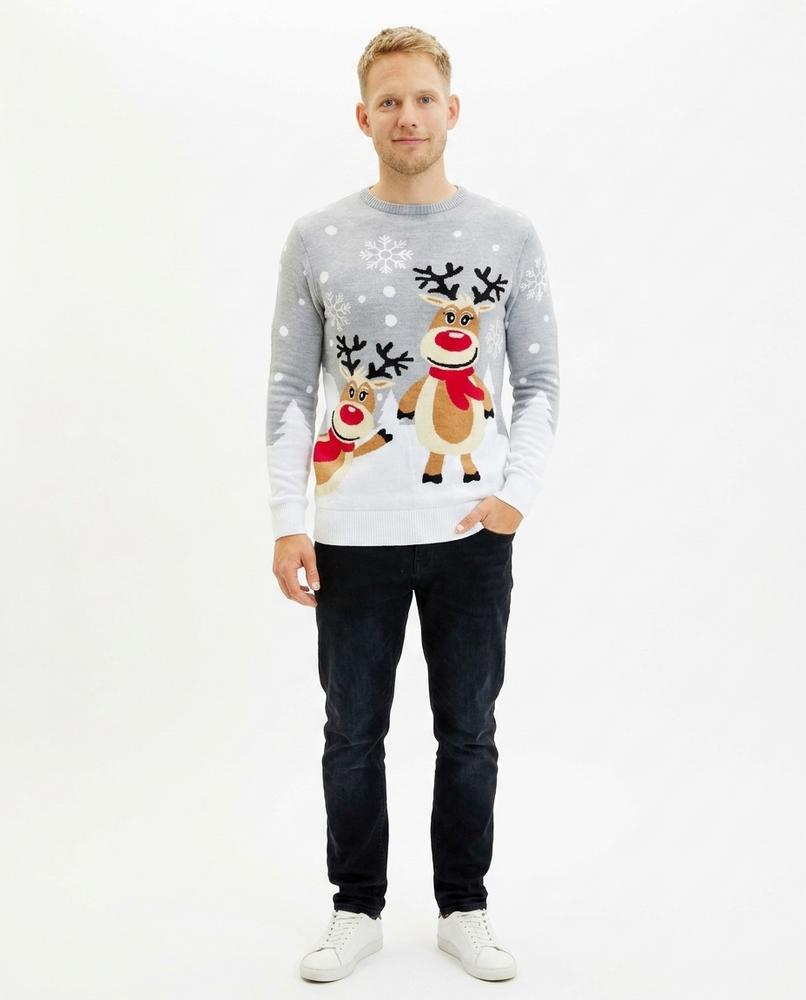 Cloppenburg Mode - Dobik | Gemustert Rundhals- Pullover Herren