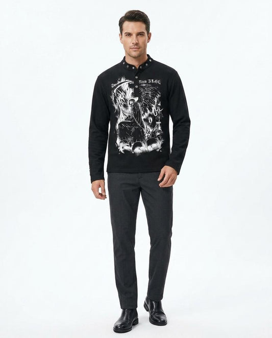 Cloppenburg Mode - Naved | Langärmliges Bedrucktes Shirt Herren