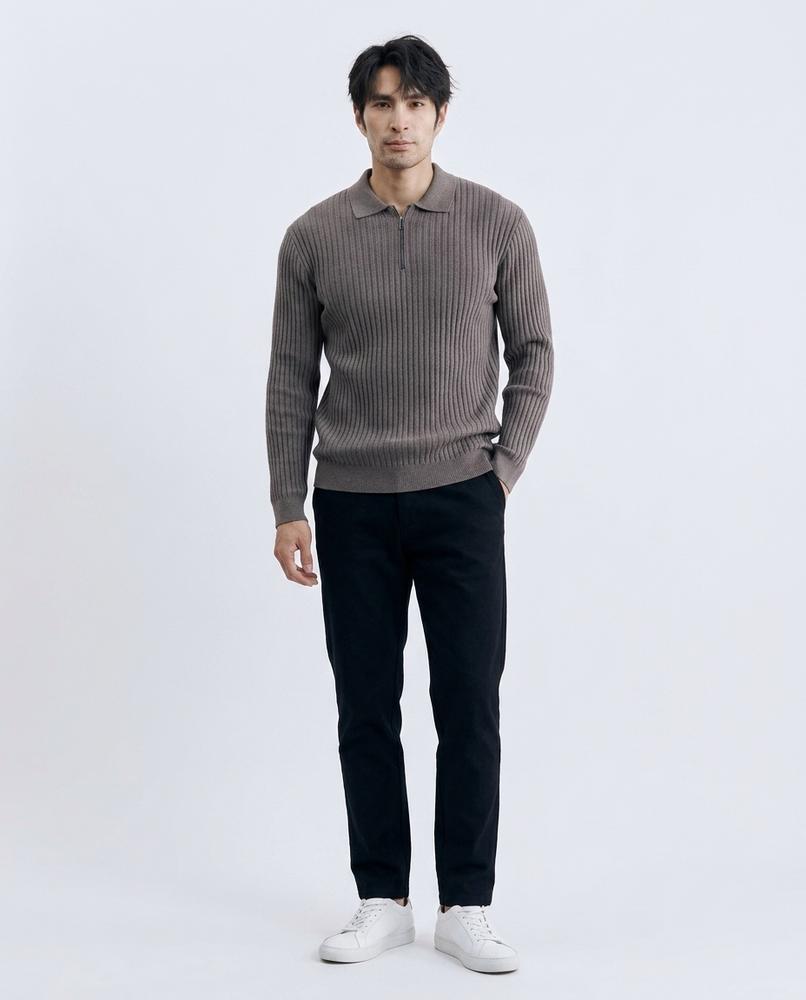 Cloppenburg Mode - Dehud | Gerippt Langärmlig Pullover Herren