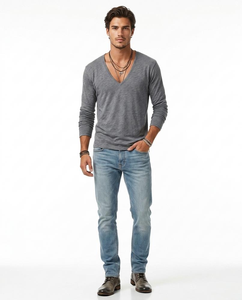 Cloppenburg Mode - Mawan | Langärmliges Meliertes Shirt Herren