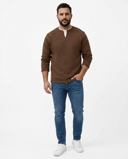Cloppenburg Mode - Domel | Strukturierter Langärmliger Pullover Herren