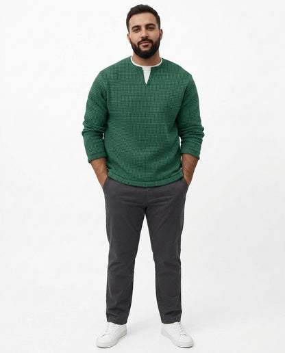 Cloppenburg Mode - Domel | Strukturierter Langärmliger Pullover Herren