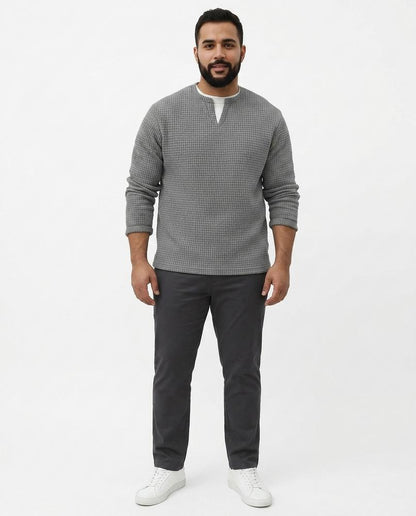 Cloppenburg Mode - Domel | Strukturierter Langärmliger Pullover Herren