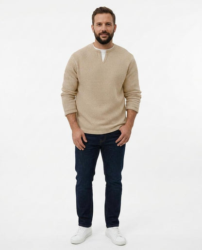 Cloppenburg Mode - Domel | Strukturierter Langärmliger Pullover Herren