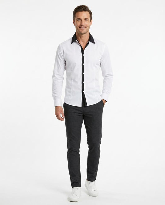 Cloppenburg Mode - Yufim | Tailliert Zweifarbig Hemd Herren