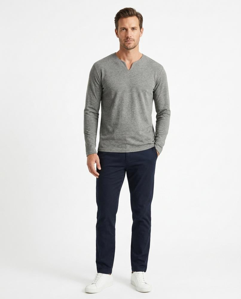 Cloppenburg Mode - Dovor | Körperbetontes Langärmliges Shirt Herren