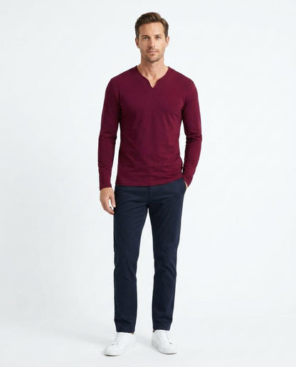 Cloppenburg Mode - Dovor | Körperbetontes Langärmliges Shirt Herren