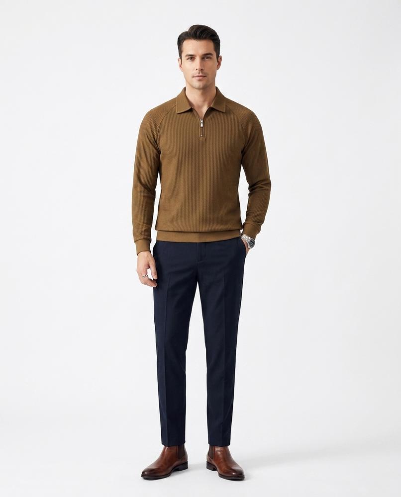 Cloppenburg Mode - Kanil | Strukturierter Langärmliger Pullover Herren