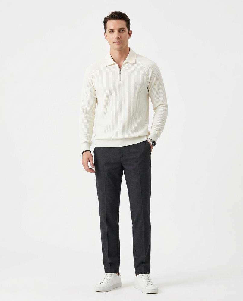 Cloppenburg Mode - Kanil | Strukturierter Langärmliger Pullover Herren