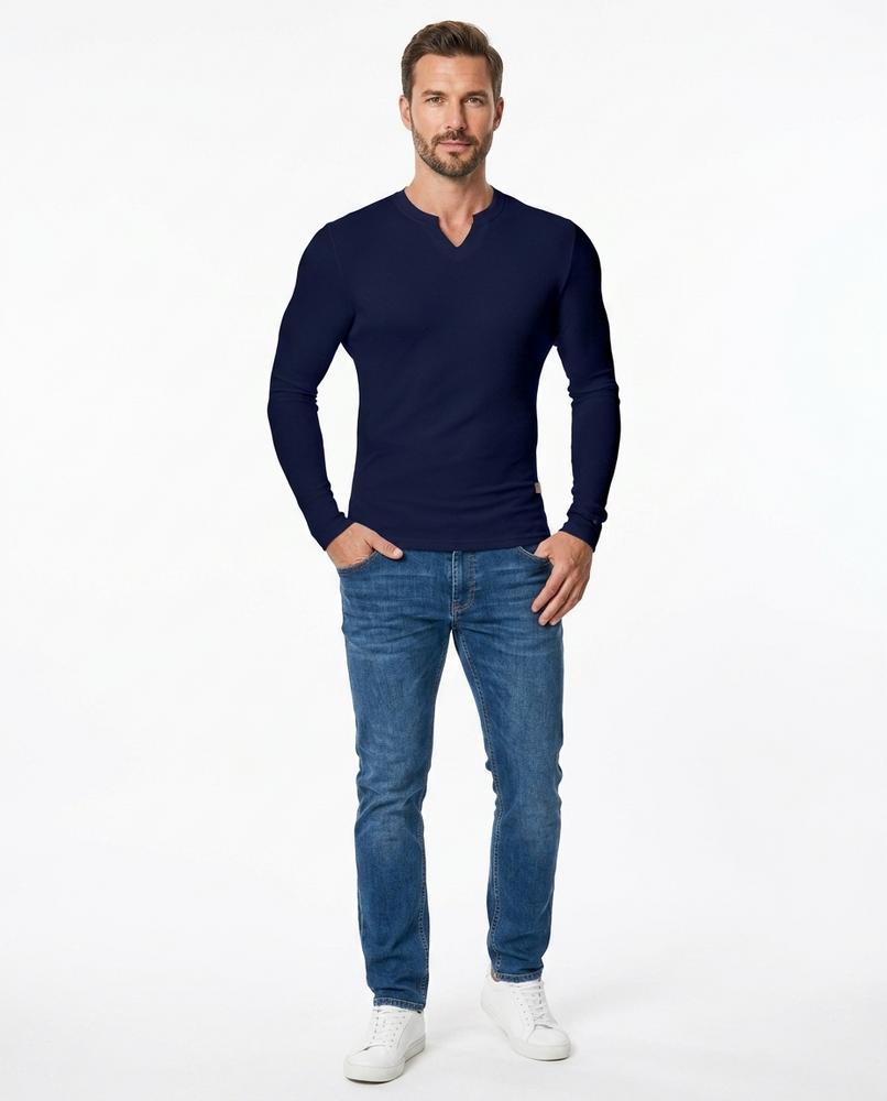 Cloppenburg Mode - Namol | Langärmlig Gerippt Shirt Herren