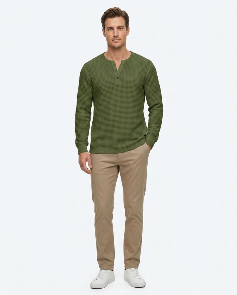 Cloppenburg Mode - Mitis | Langärmliges Waffelstrick Shirt Herren