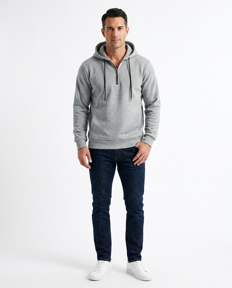 Cloppenburg Mode - Yovol | Langärmeliger Kontrastfarbener Hoodie Herren