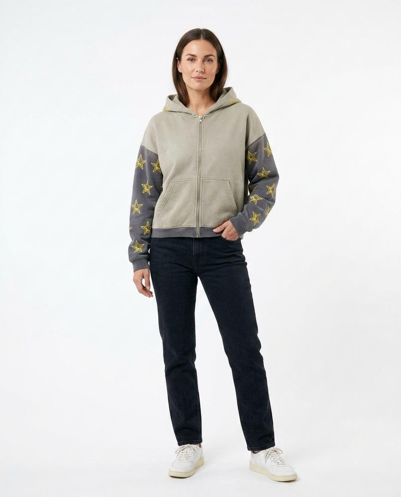 Cloppenburg Mode - Ziral | Mehrfarbiger Bedruckter Hoodie Unisex