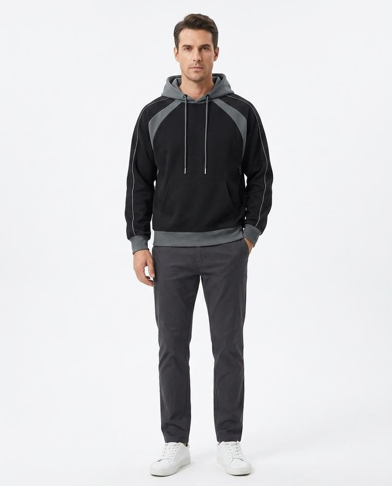 Cloppenburg Mode - Vizev | Zweifarbiger Paspelierter Hoodie Unisex