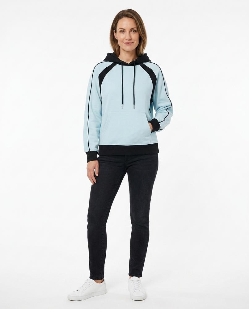 Cloppenburg Mode - Vizev | Zweifarbiger Paspelierter Hoodie Unisex