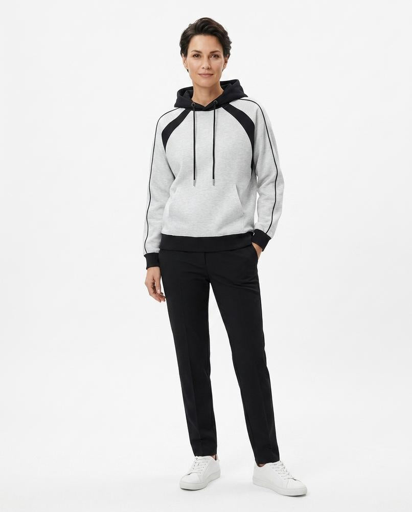 Cloppenburg Mode - Vizev | Zweifarbiger Paspelierter Hoodie Unisex