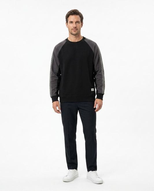 Cloppenburg Mode - Yimek | Zweifarbig Bestickt Sweatshirt Unisex