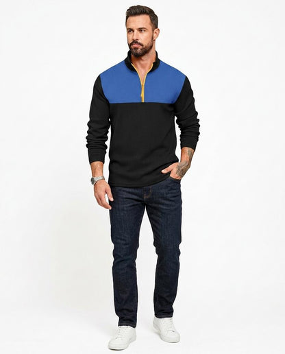 Cloppenburg Mode - Rifit | Strukturierter Zweifarbiger Pullover Herren