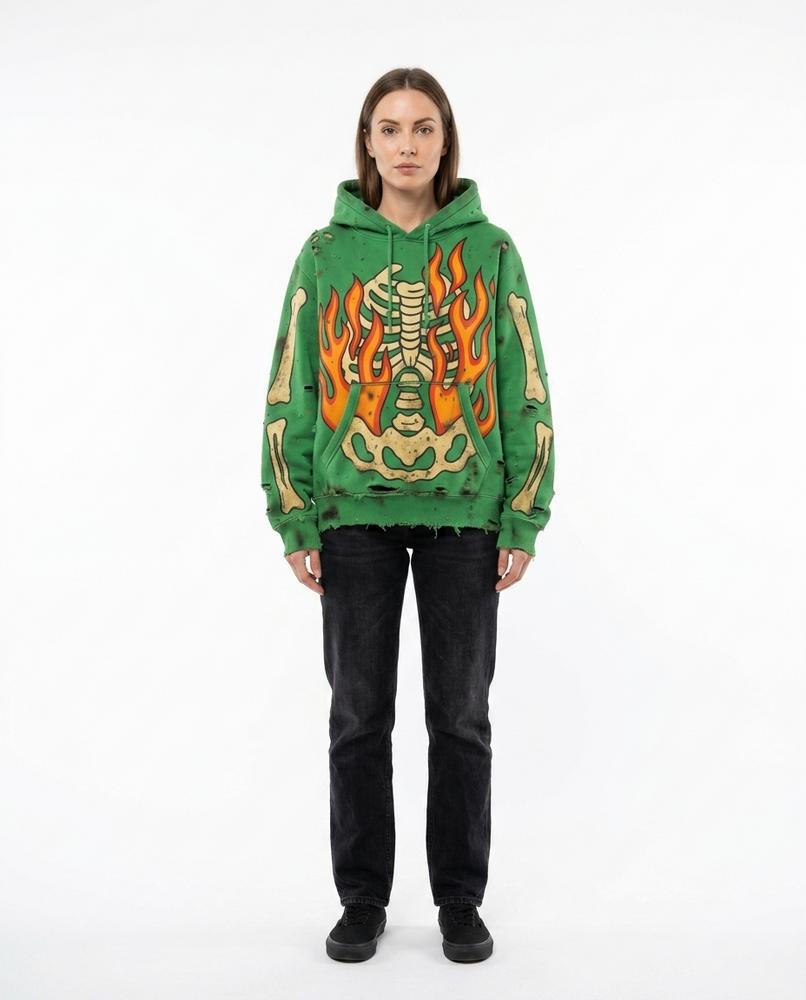 Cloppenburg Mode - Cezon | Grafischer Löchriger Hoodie Unisex